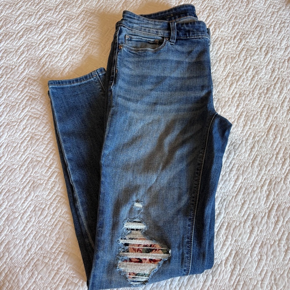 White House Black Market Blue Skinny Jeans Classic‎ Style - Picture 6 of 6